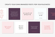 Self Love Quote Templates for Canva, a Social Media Template by DeeBeeDesign (Thumbnail 6 of 10)