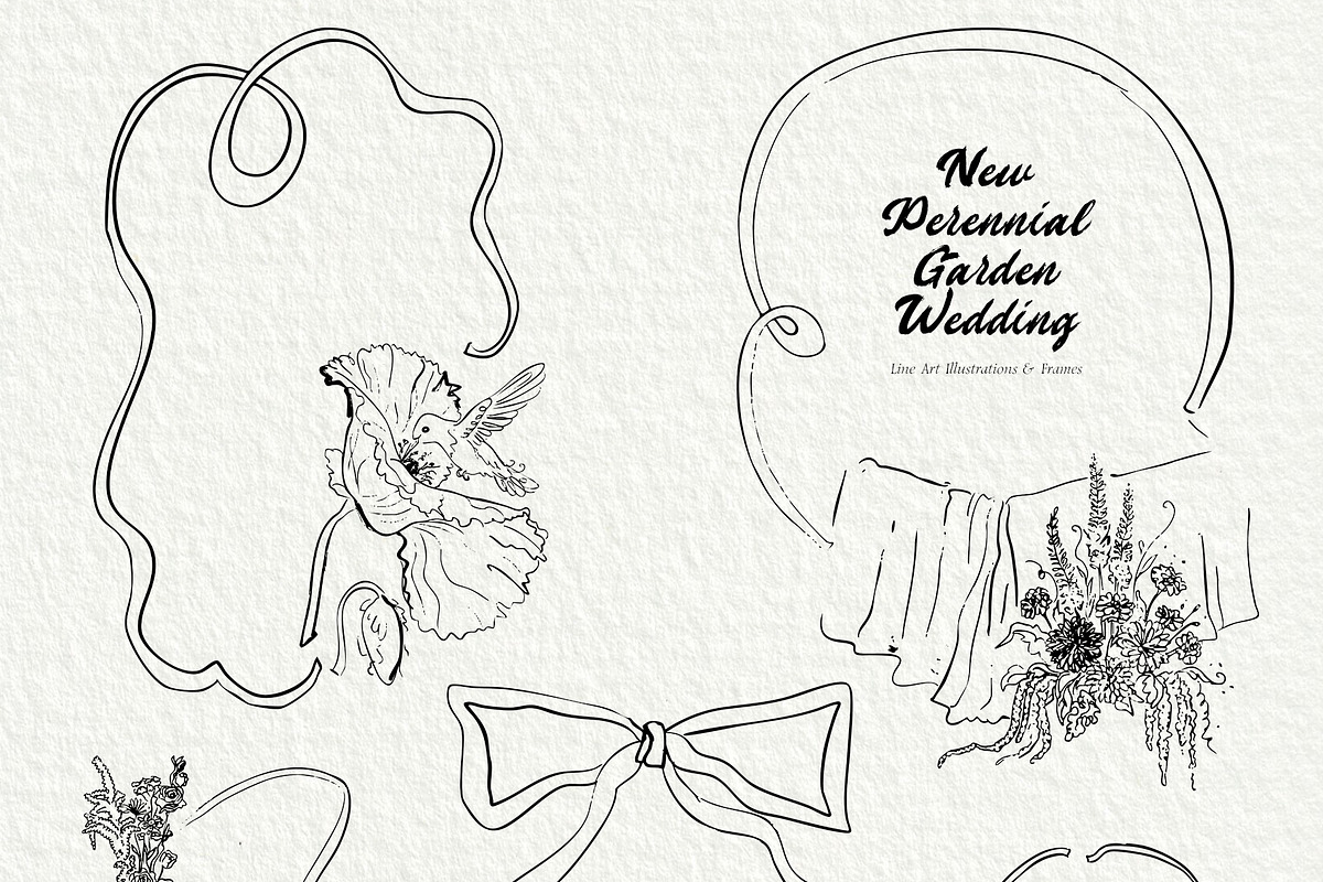 New Perennial Garden Wedding, a Decorative Illustration by divanovskaya_nv (Photo 25 of 27)