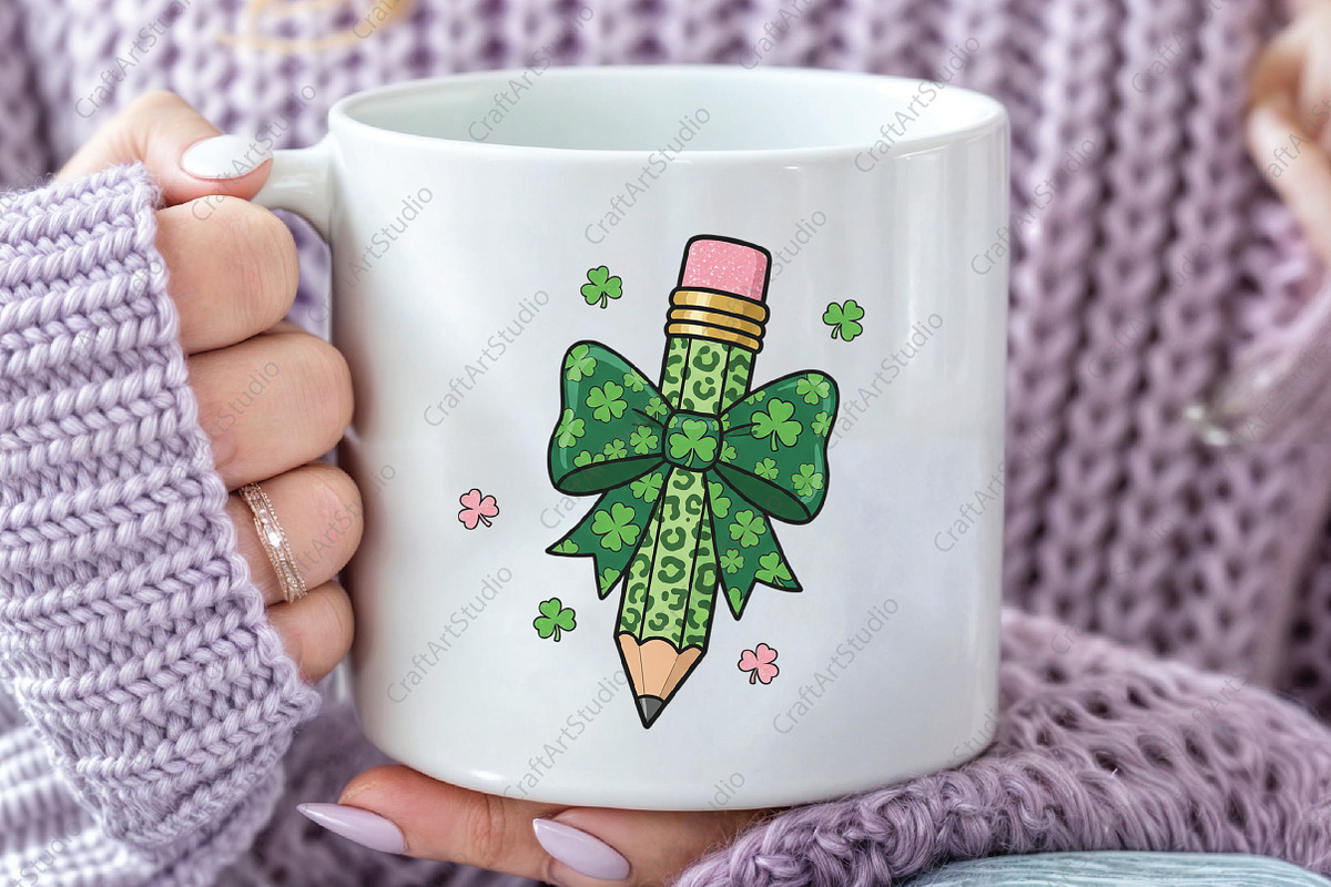 St Patricks Day Teacher Coquette PNG, an Illustration by CraftArtStudio (Photo 2 of 4)