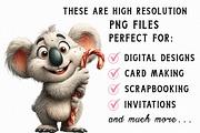 Quirky Christmas Animals Clipart, an Illustration by Libby Wishes (Thumbnail 7 of 7)