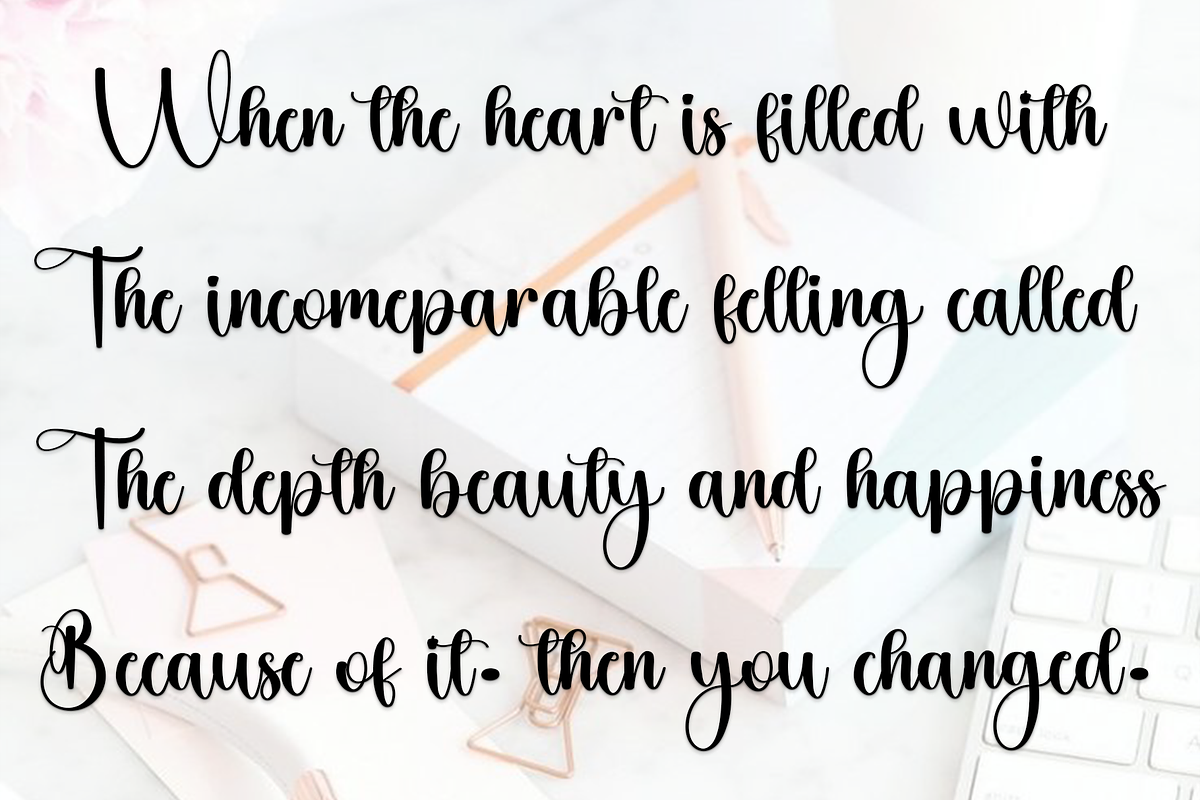 Bigdream, a Handwritten Font by InermediaSTUDIO (Photo 6 of 8)