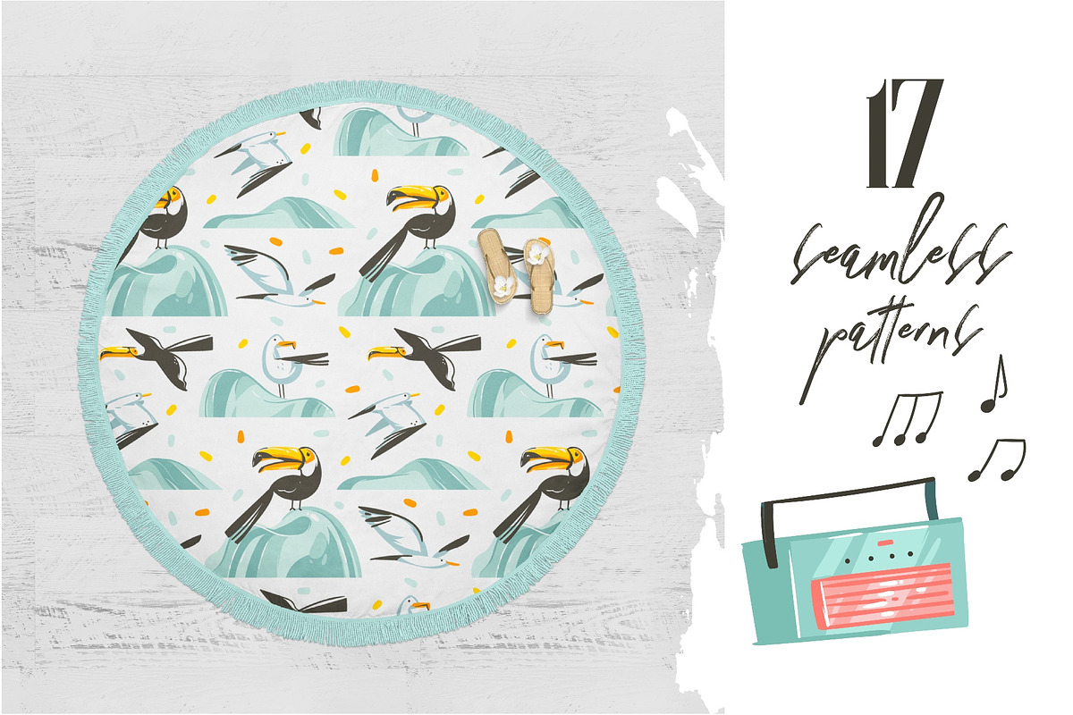 On The Beach, an Animal Illustration by Anastasy_helter (Photo 10 of 11)