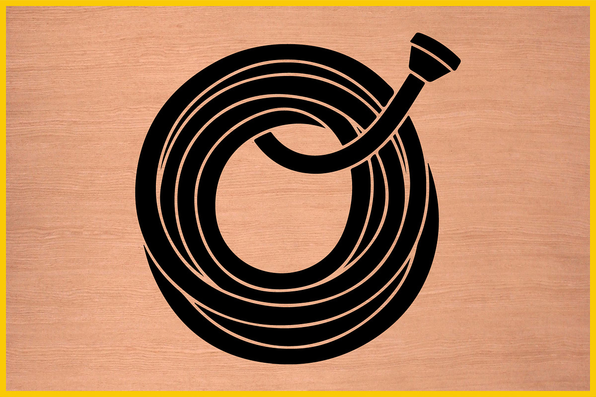 17 Garden Hose Silhouette Clipart Se, an Illustration by yasushie (Photo 2 of 4)