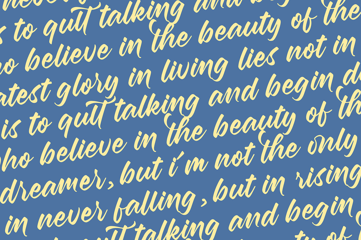 Aretlar Eraghes Bold Calligraphy, a Script Font by Letterena Studios Script (Photo 13 of 20)
