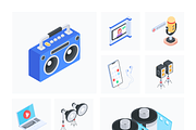 Isomeric Webinar and Podcast, a Duotone Icon by Vectors Market (Thumbnail 5 of 8)
