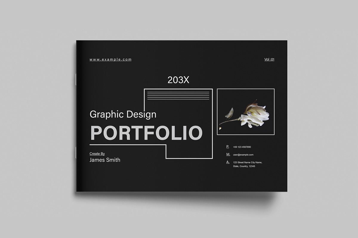 Digital Portfolio Layout, a Brochure Template by MightyDesign (Photo 2 of 9)