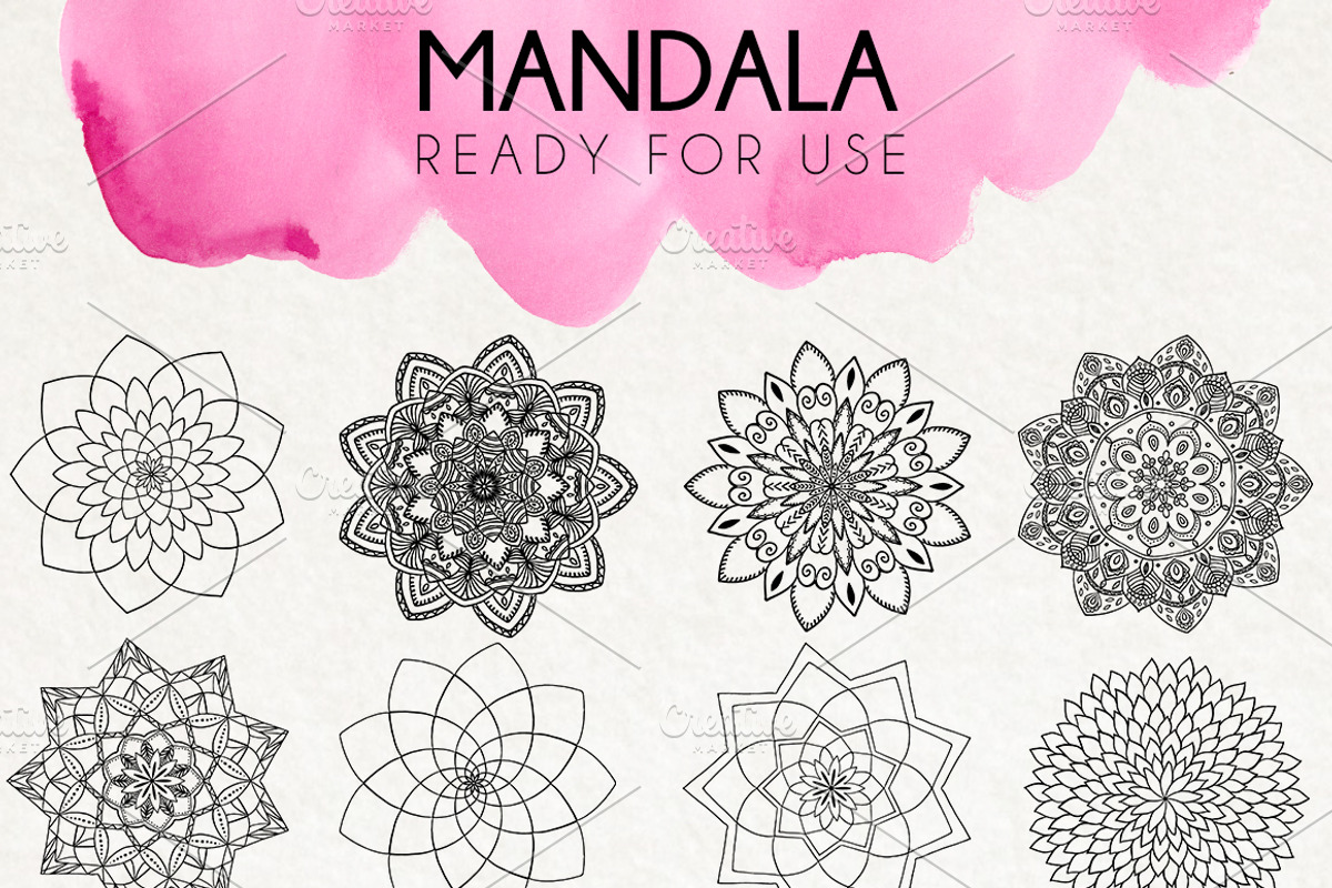 The Universe of Mandala, an Object Illustration by BilberryCreates (Photo 7 of 12)
