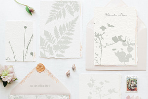 Watercolor Floral Paper Collection