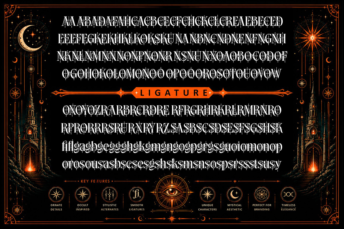 Boho Ether Typeface, a Serif Font by alit design (Photo 19 of 20)