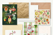 Very Vintage Christmas Collection, a Seasonal Illustration by ArtPavo (Thumbnail 7 of 11)