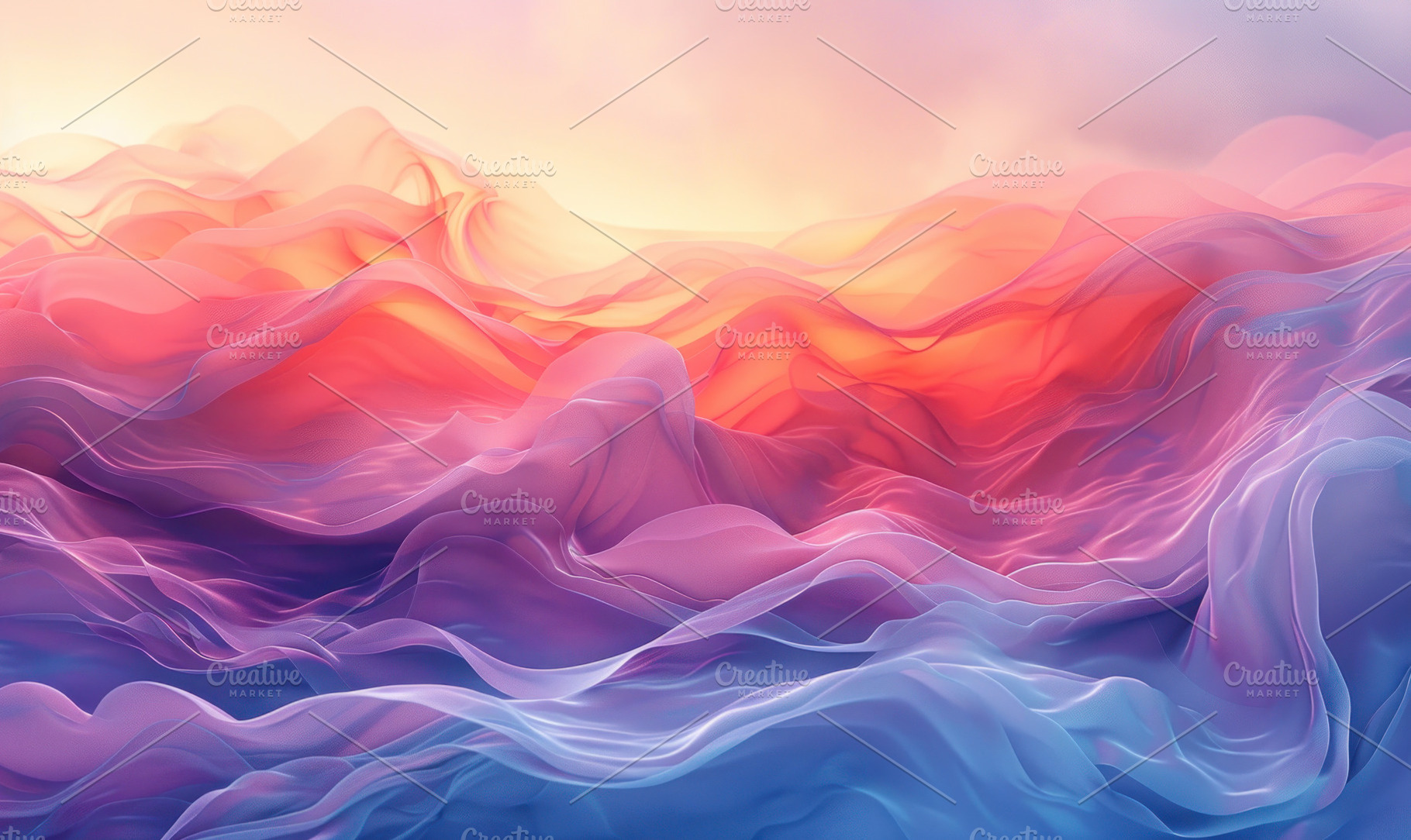 An ethereal sky filled with fluffy c, a Photo by LOGOCREATIVE