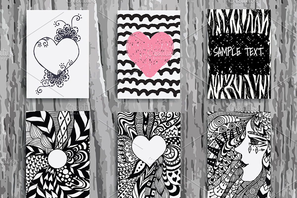Hand drawn elements bundle, an Object Graphic by Somjai King (Photo 16 of 21)