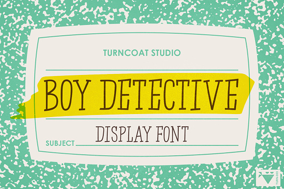 Boy Detective Font preview 7