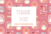Spooky frames paper and clipart set, an Illustration by Poppymoondesign (Thumbnail 5 of 5)