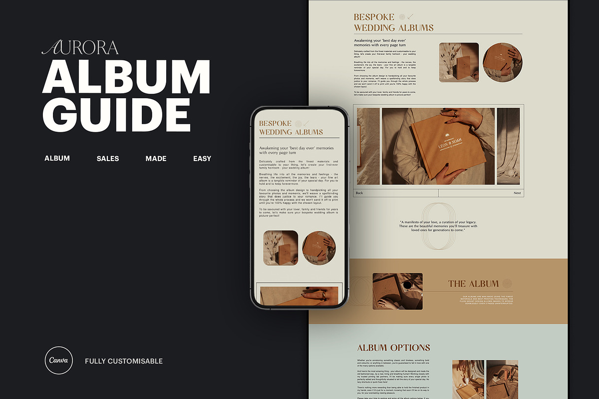 Wanderlust | Album Guide Webpage, a Marketing Template by Studio Leelou (Photo 1 of 9)