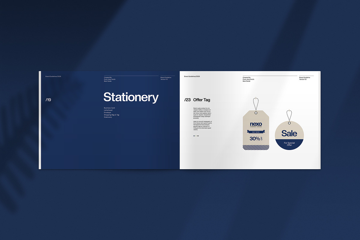 Brand Guideline Templates - CANVA, a Branding & Logo Template by evgenystudio (Photo 12 of 17)