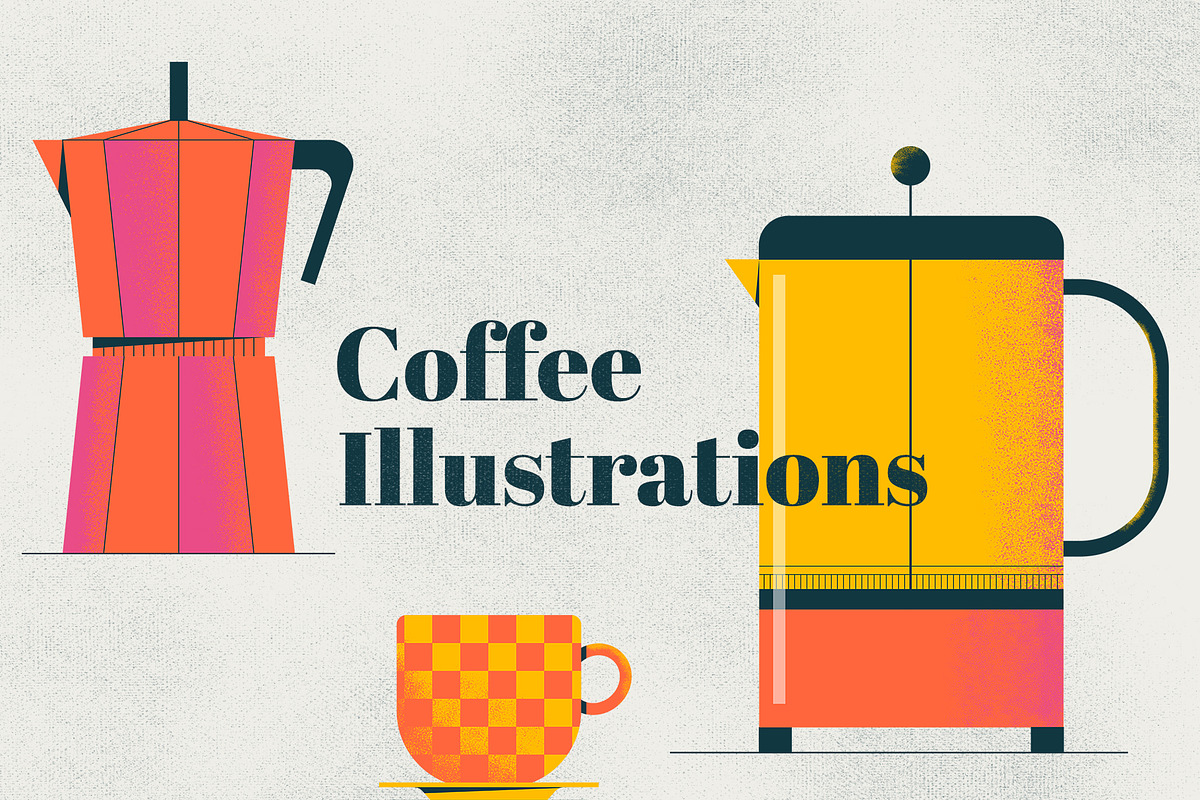 Coffee illustrations, a Food Illustration by Joseph Chernashki (Photo 1 of 12)