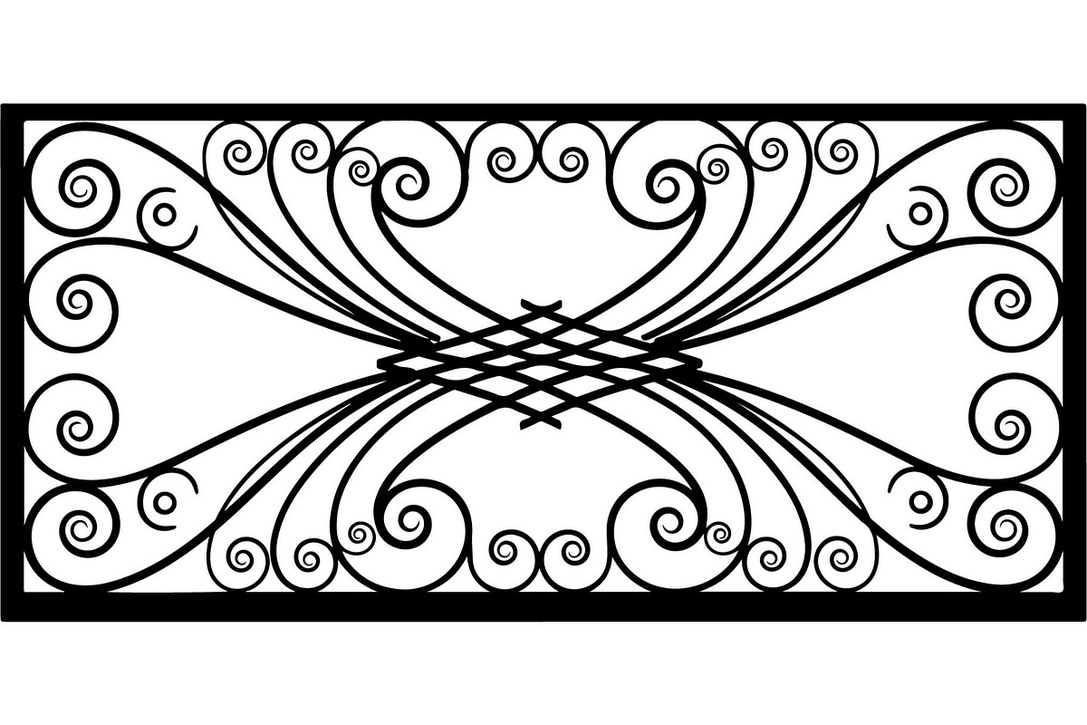 Ornamental Scroll Engraving Panel, a Decorative Illustration by Designer_Momina (Photo 17 of 20)