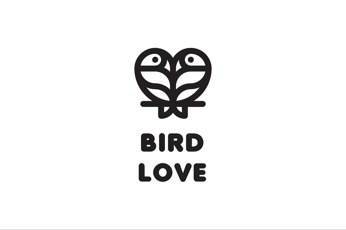 Bird Love Logo, a Branding & Logo Template by Last Spark (Photo 2 of 7)