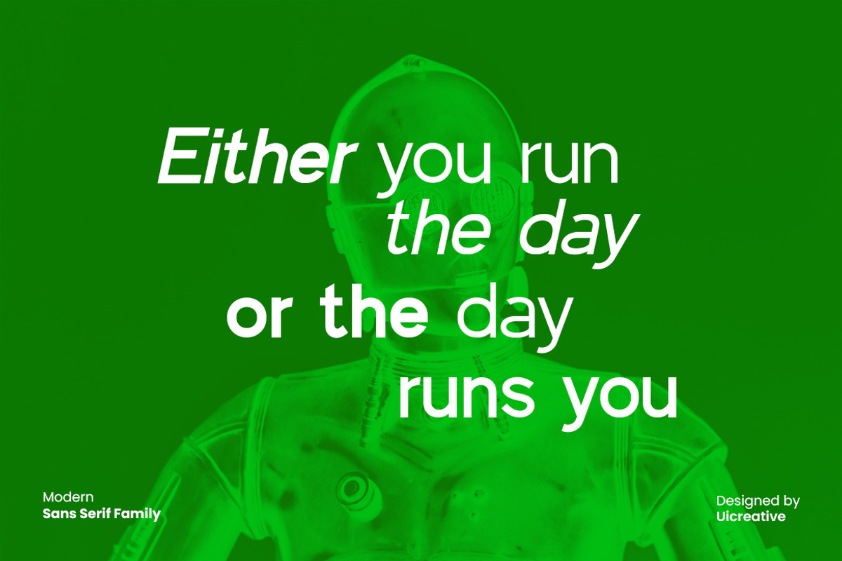 Quicklime Modern Sans Serif Font, a Sans Serif Font by UICreative (Photo 7 of 13)