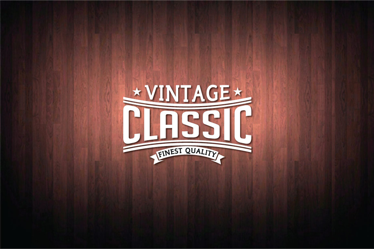 10 Vintage Badges and Logos Vol4, a Branding & Logo Template by shazi (Photo 5 of 11)