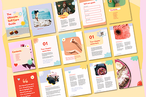 Colorful Canva Ebook Template