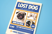Lost Dog Flyer, a Flyer Template by megarez (Thumbnail 2 of 3)