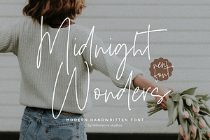 Midnight Wonders - Handwritten Font