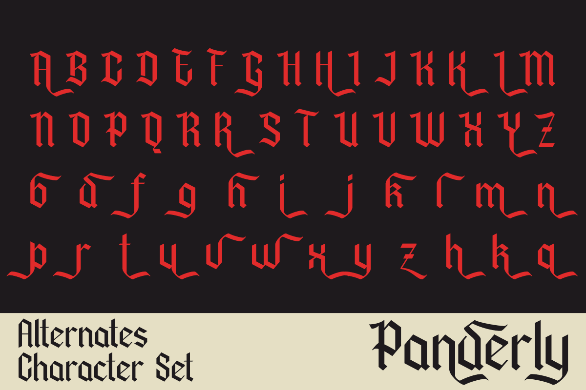 Classic Blackletter Font - Panderly, a Blackletter Font by Say Studio (Photo 10 of 11)