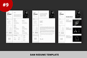 Resume Template Bundle - Vol 04, a Resume Template by Nina Shaw (Thumbnail 10 of 12)