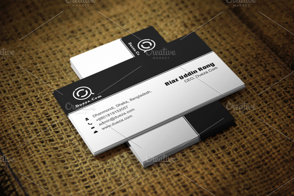 Simpolio Business Card Template, a Business Card Template by Dueza.Com