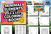Minimal Elements Border Color Book, an Education Illustration by Design Home (Thumbnail 1 of 4)