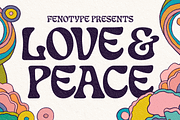Love & Peace Art Nouveau Typeface, a Serif Font by Fenotype (Thumbnail 1 of 13)