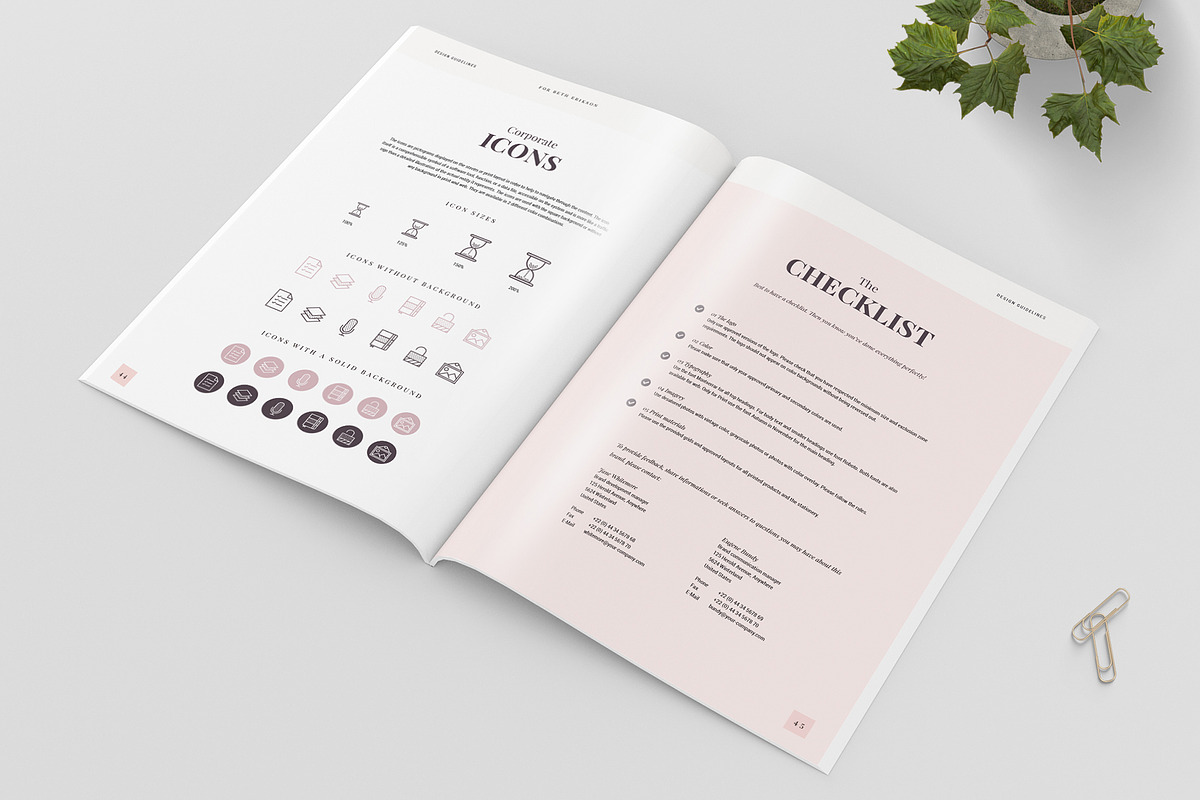 Design & Brand Guidelines, a Brochure Template by Imagination Area (Photo 19 of 21)