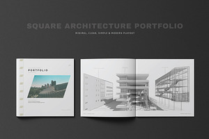 Square Architecture Portfolio, a Brochure Template by Alhaytar