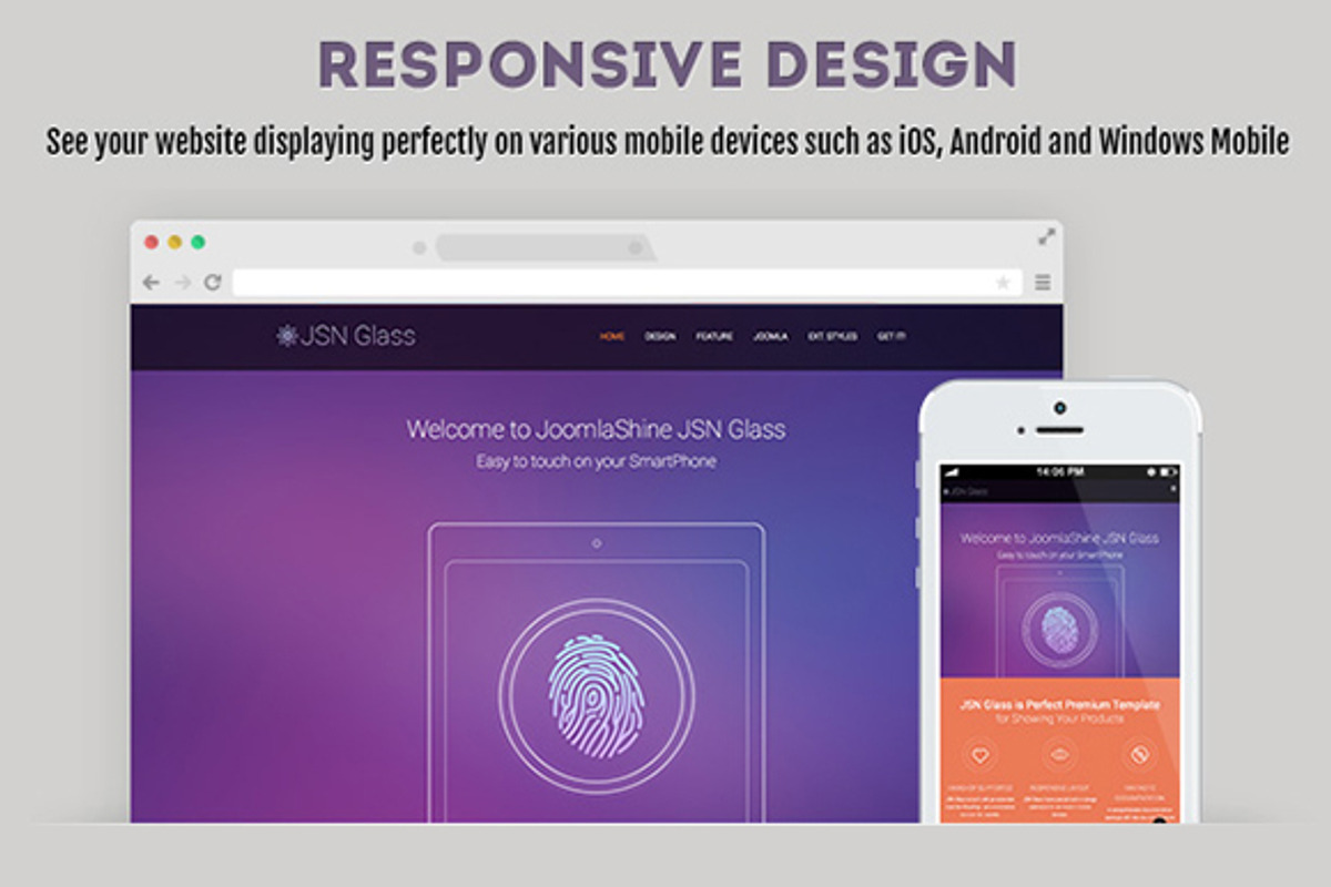 JSN Glass - Ecommerce template, a Websites & App Template by JoomlaShine (Photo 2 of 5)