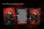 Halloween Photo Frame Flyer Template, a Layer Style Add-On by DesignerCandies (Thumbnail 3 of 7)
