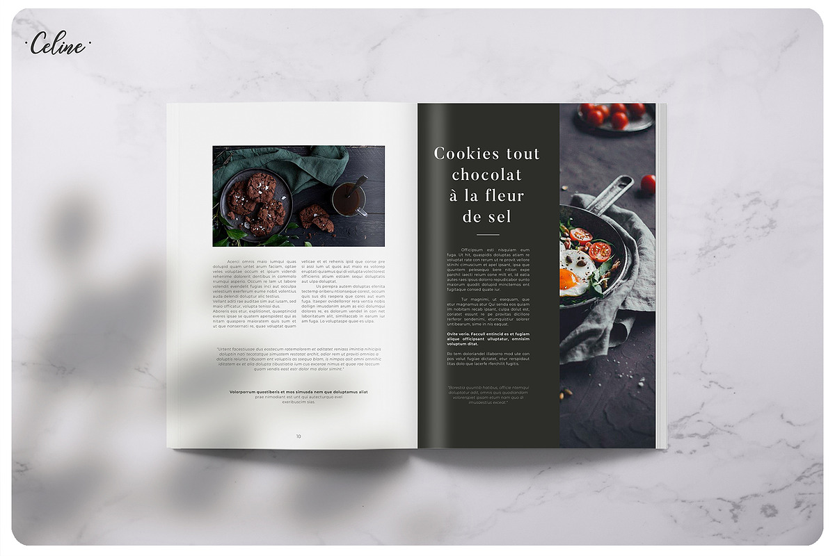 Recipe Lookbook, a Brochure Template by Celine Studio (Photo 3 of 8)