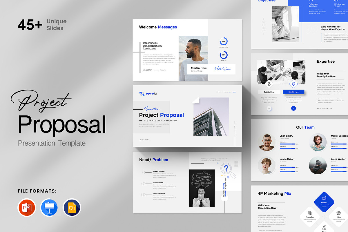 Project Proposal Presentation, a Presentation Template by GenerousArt (Photo 1 of 8)