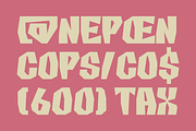 Monci - Fancy Display, a Sans Serif Font by Marvadesign (Thumbnail 8 of 11)