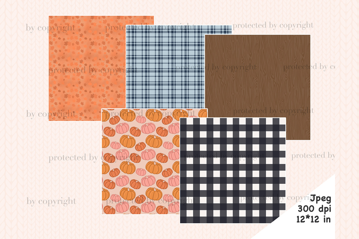 Sweater Weather Patterns, a Pattern Graphic by GlamArtZhanna (Photo 2 of 4)