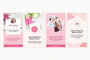 Pink Blogger Instagram Stories Canva, a Social Media Template by Crevo Studio (Thumbnail 4 of 8)