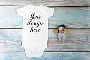 29 Baby Bodysuit mockup bundle., a Print Template by MockupMarket (Thumbnail 8 of 30)