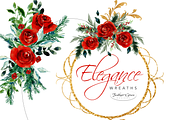 Watercolor Red Flowers - Christmas, an Illustration by Feather Grace Designs (Thumbnail 5 of 12)
