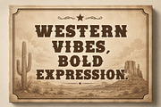Old West Font – Vintage Western, a Slab Serif Font by Limited.studio (Thumbnail 3 of 5)