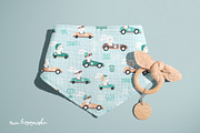 Bunny Race - Vector Pattern & Prints, a Pattern Graphic by Brzozowska (Thumbnail 7 of 8)