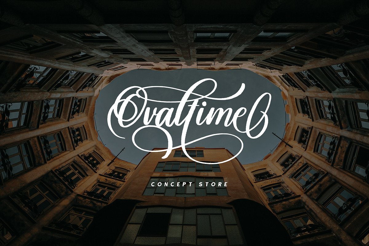Lovina Fonts Family, a Script Font by alit design (Photo 9 of 12)