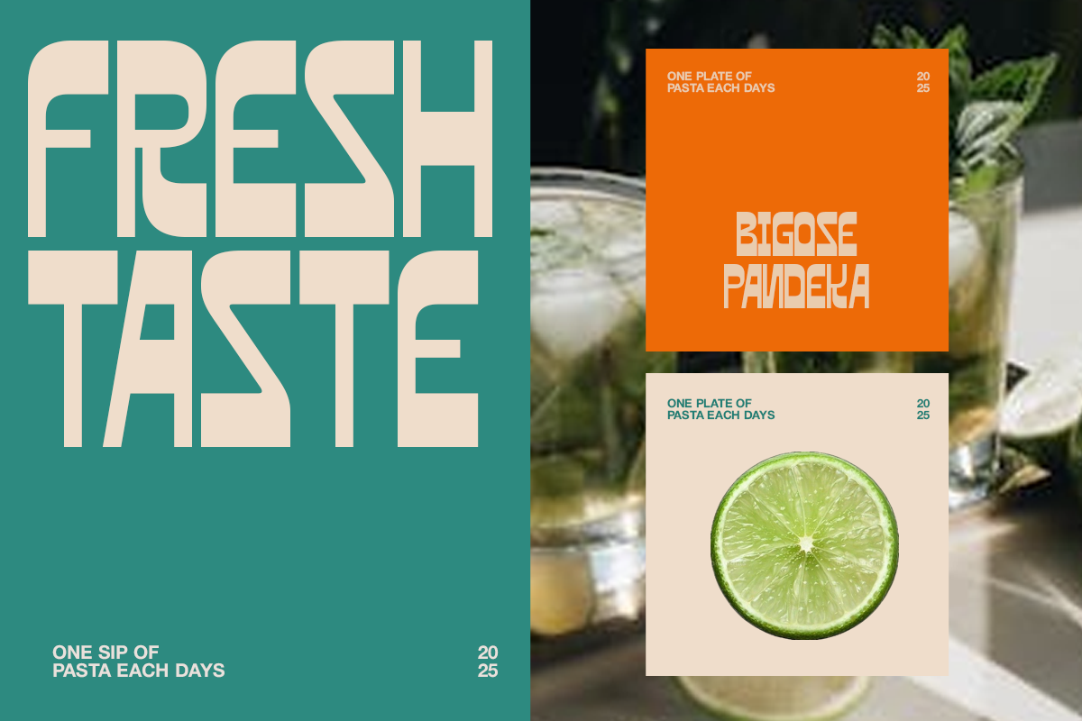 Bigose - 3 Bold Branding Font, a Sans Serif Font by Pandeka Studio (Photo 4 of 9)