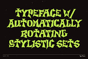 Goblin TM – Wicked Automatic Script, a Blackletter Font by Type Mania (Thumbnail 2 of 9)
