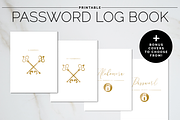PRINTABLE: Password Keeper, a Stationery Template by Bdemm Studio (Thumbnail 2 of 2)